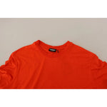 Dsquared² Orange Modal Short Sleeves Crewneck T-shirt