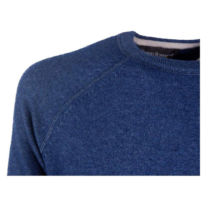 Emilio Romanelli Navy Cashmere Men Sweater
