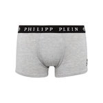 Philipp Plein Gray Cotton Men's Boxer Philipp Plein Gray