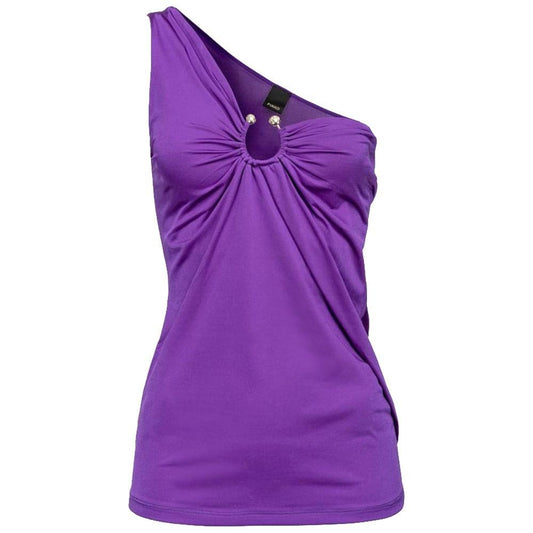 PINKO Purple Nylon Tops & T-Shirt PINKO