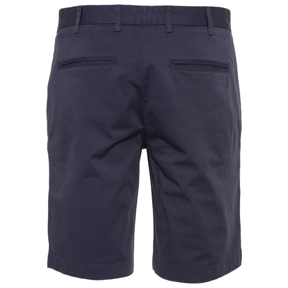 Refrigiwear Elegant Beige Bermuda Shorts with Logo Patch