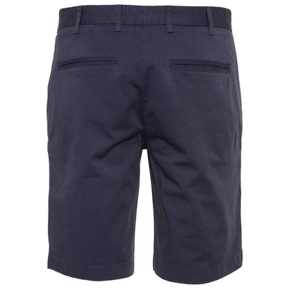 Refrigiwear Elegant Beige Bermuda Shorts with Logo Patch