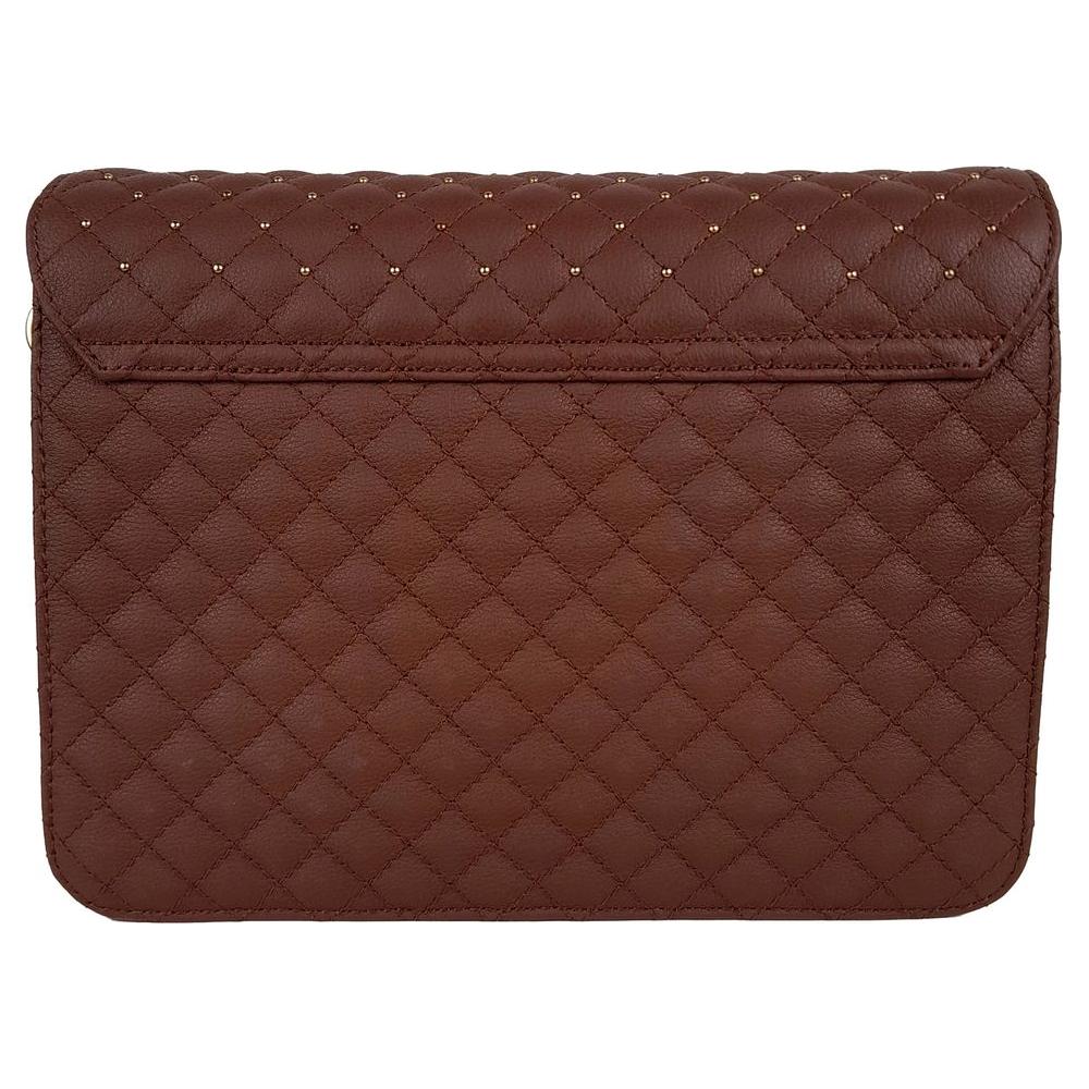 Baldinini Trend Brown Calfskin Women Crossbody Bag