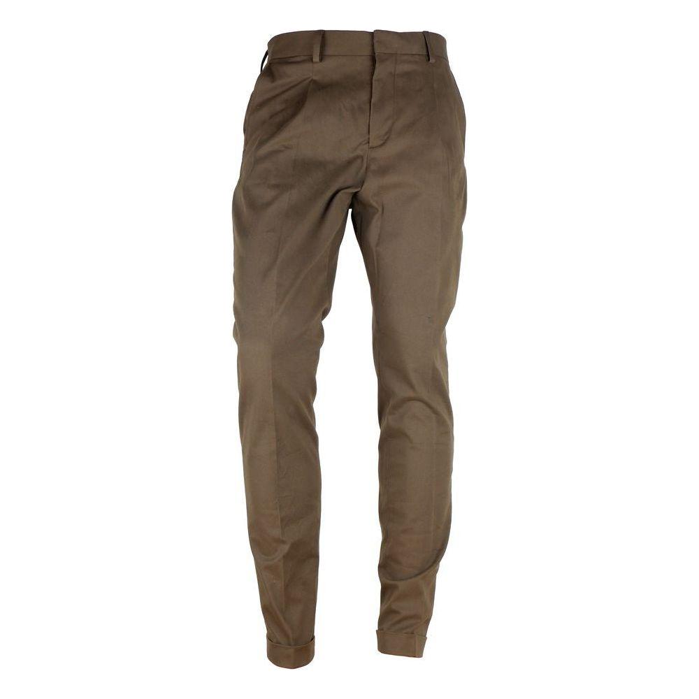 Made in Italy Brown Wool Men's Trousers