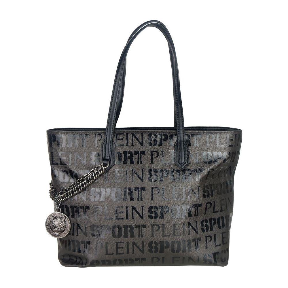 Plein Sport Black Polyester Women Shoulder Bag WOMAN SHOULDER BAGS