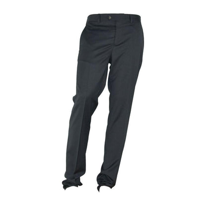 Made in Italy Gray Polyester Men Trouser