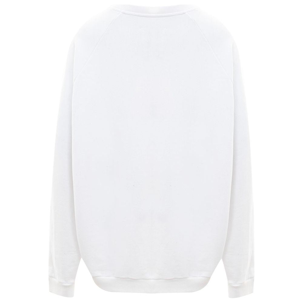 Maison Margiela Elegant Cotton Knit Sweater in Pristine White Maison Margiela