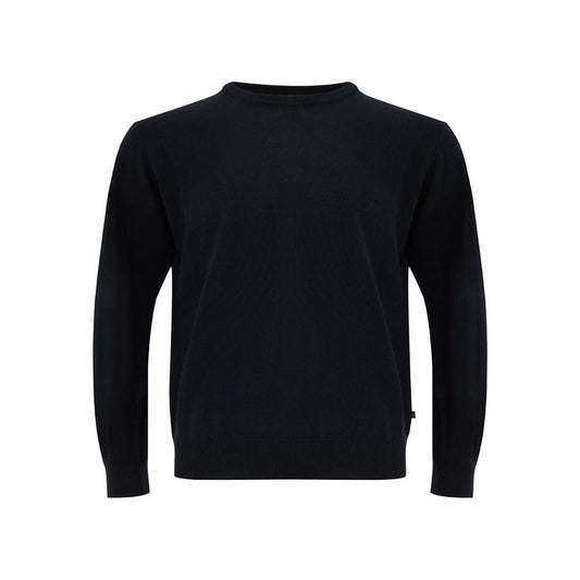 FERRANTE Elegant Blue Wool Sweater for Men FERRANTE