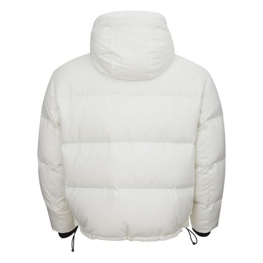 Armani Exchange Elegant White Designer Jacket for Sophisticated Men Armani Exchange