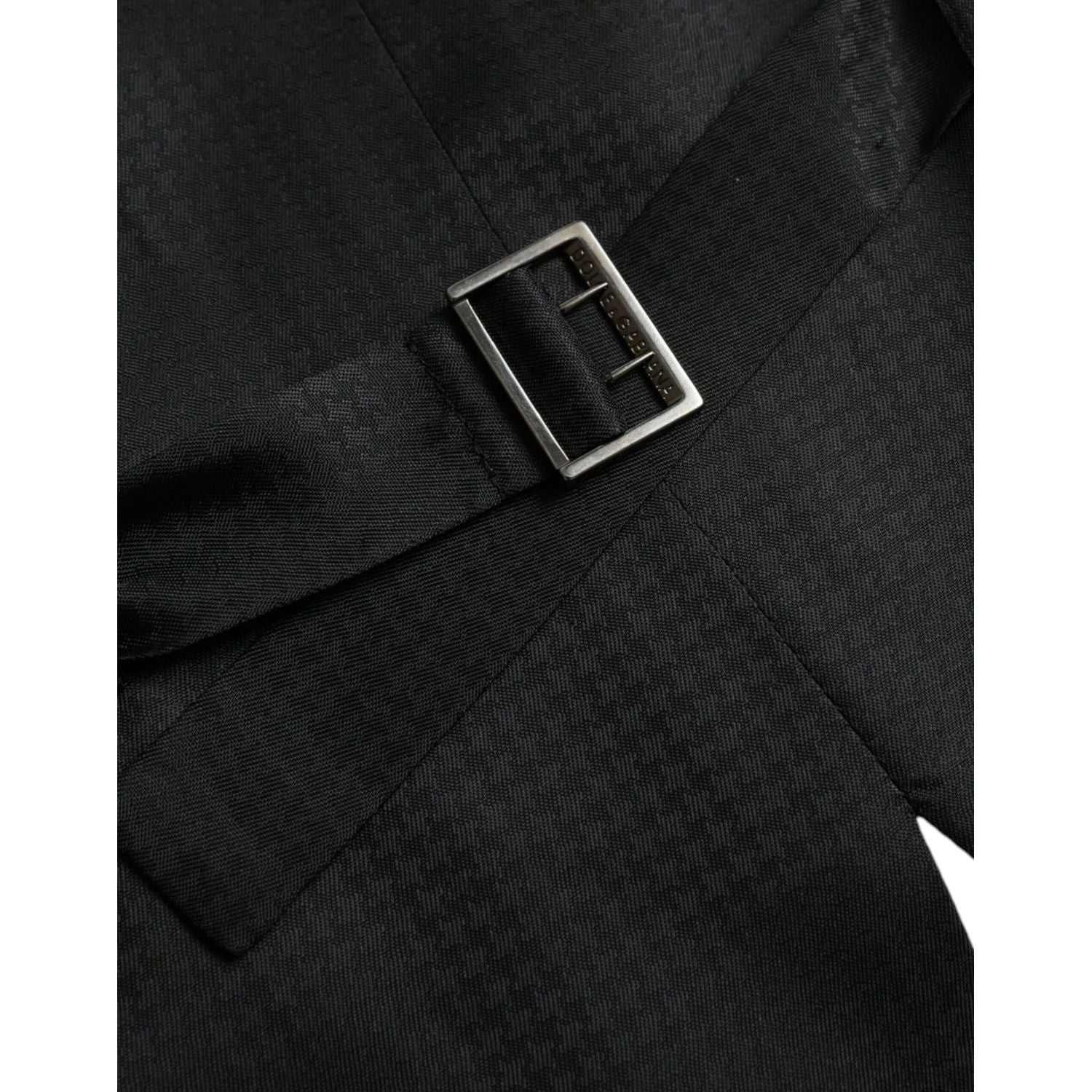 黑色羊毛背心连衣裙正式背心