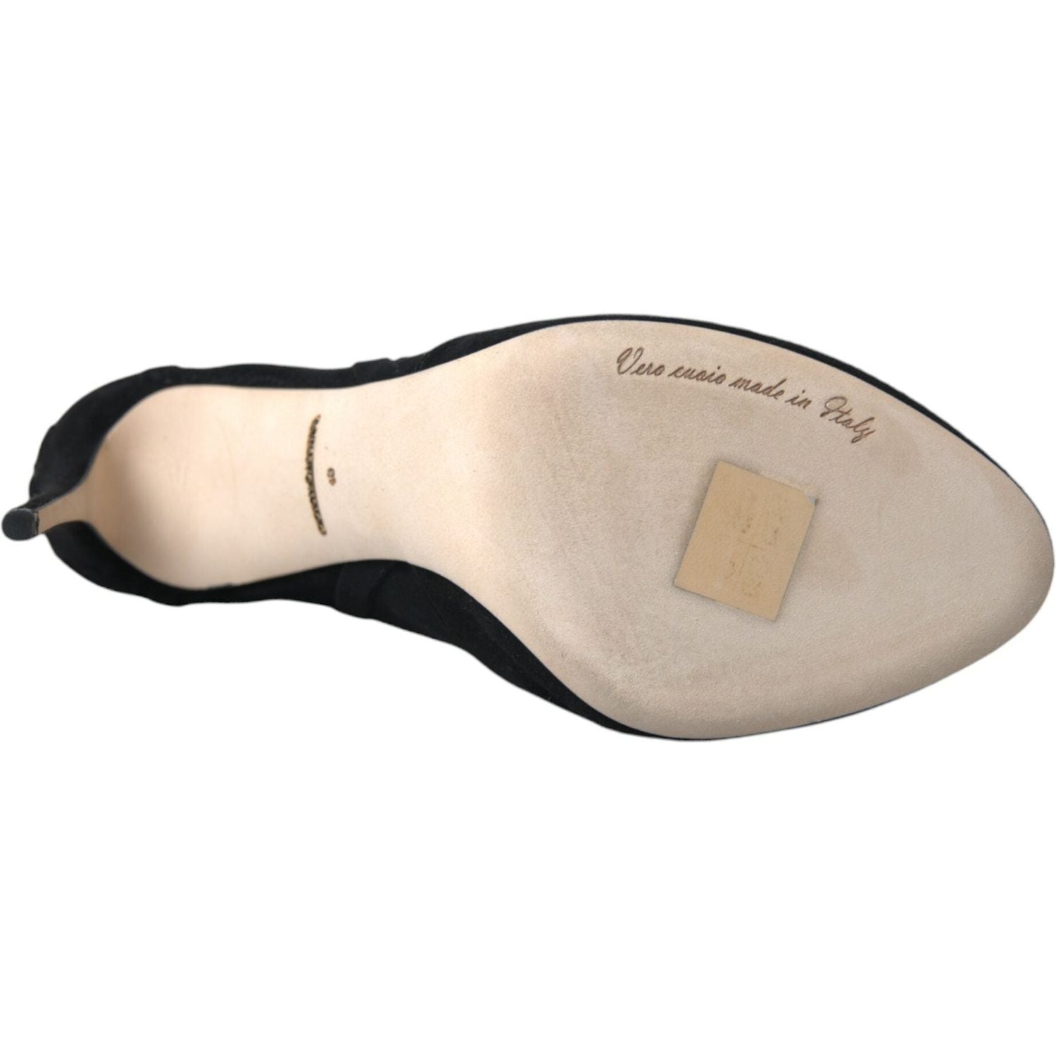 黑色网眼细高跟踝靴