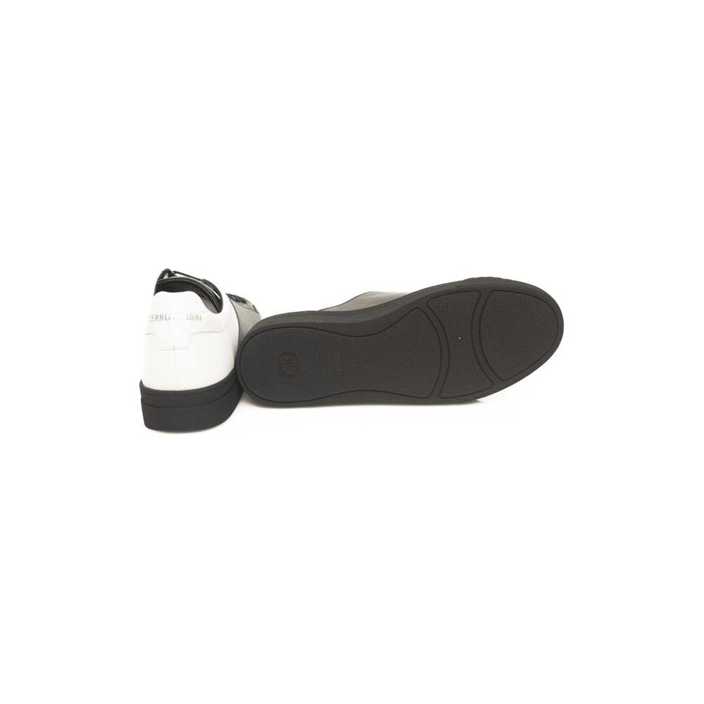 Cerruti 1881 Black Cowhide Men Sneaker