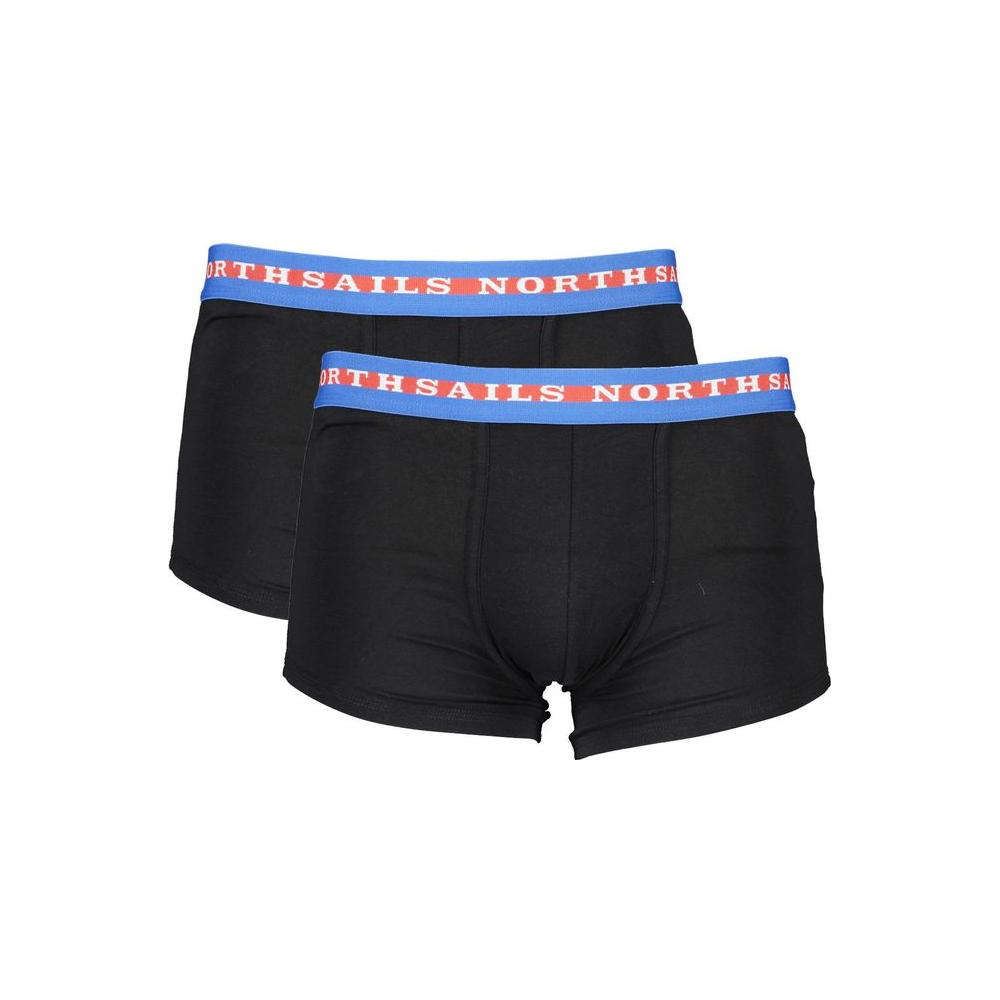 North Sails Black Cotton Underwear North Sails