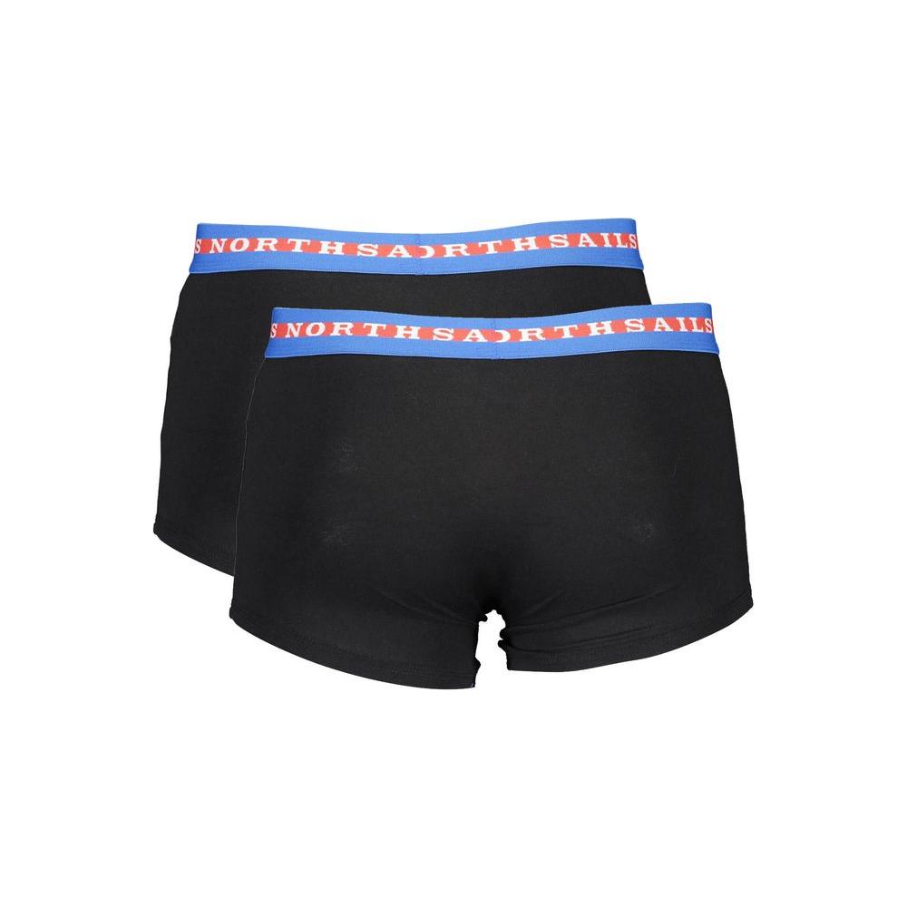 North Sails Black Cotton Underwear North Sails