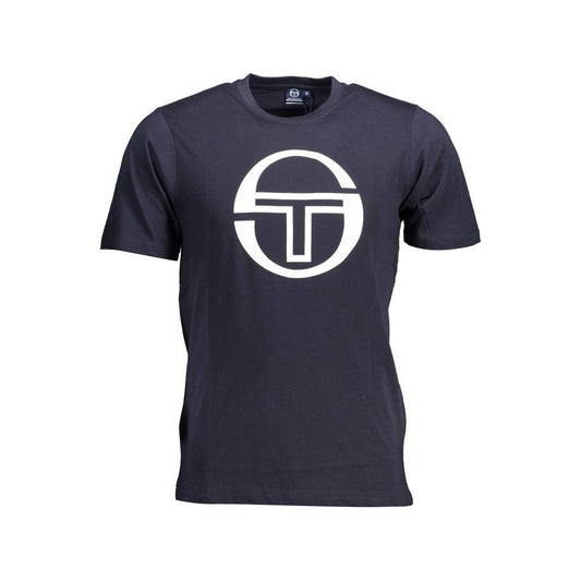 Sergio Tacchini Blue Cotton T-Shirt Sergio Tacchini