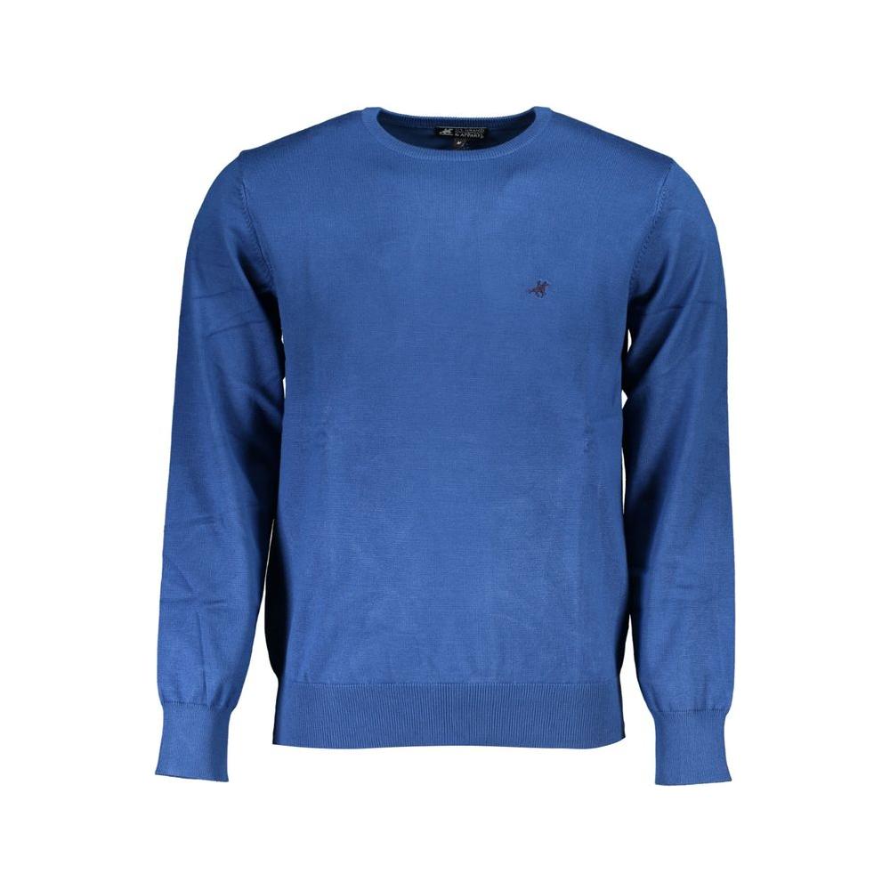 U.S. Grand Polo Blue Nylon Sweater U.S. Grand Polo