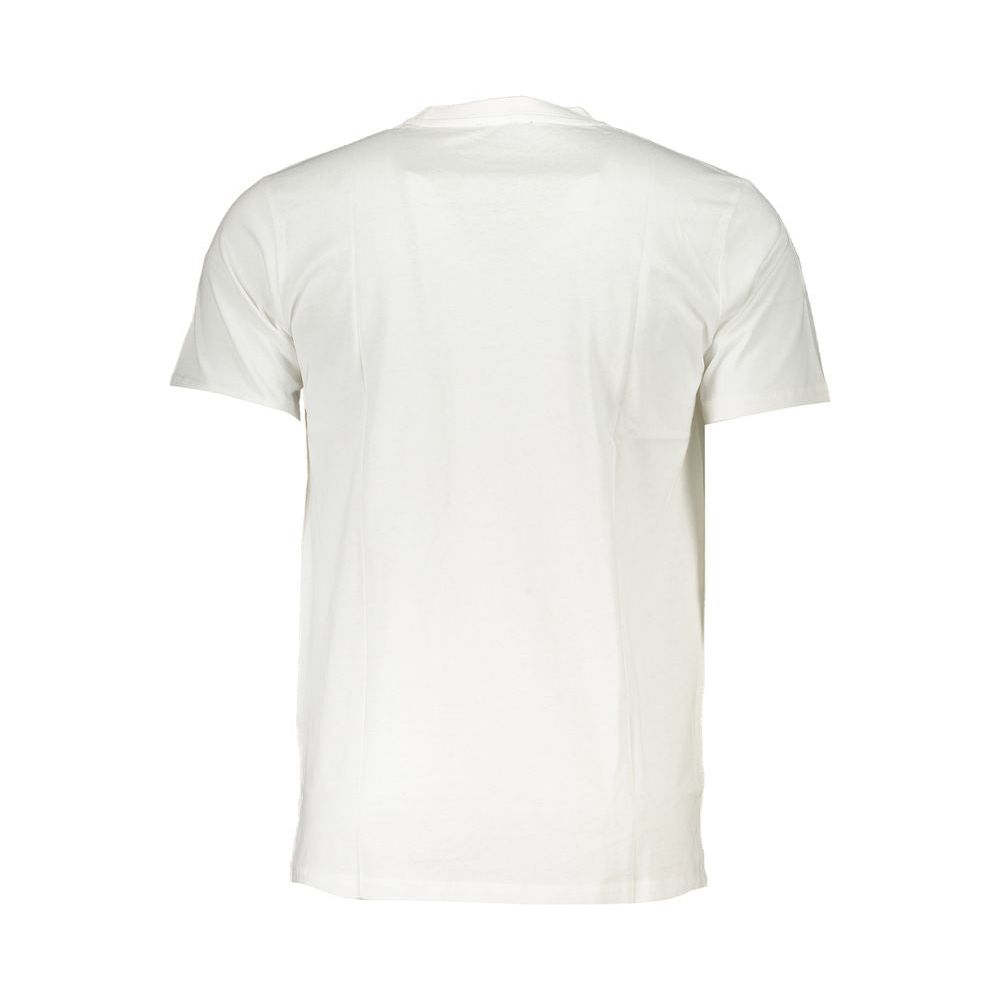 Cavalli Class White Cotton T-Shirt Cavalli Class