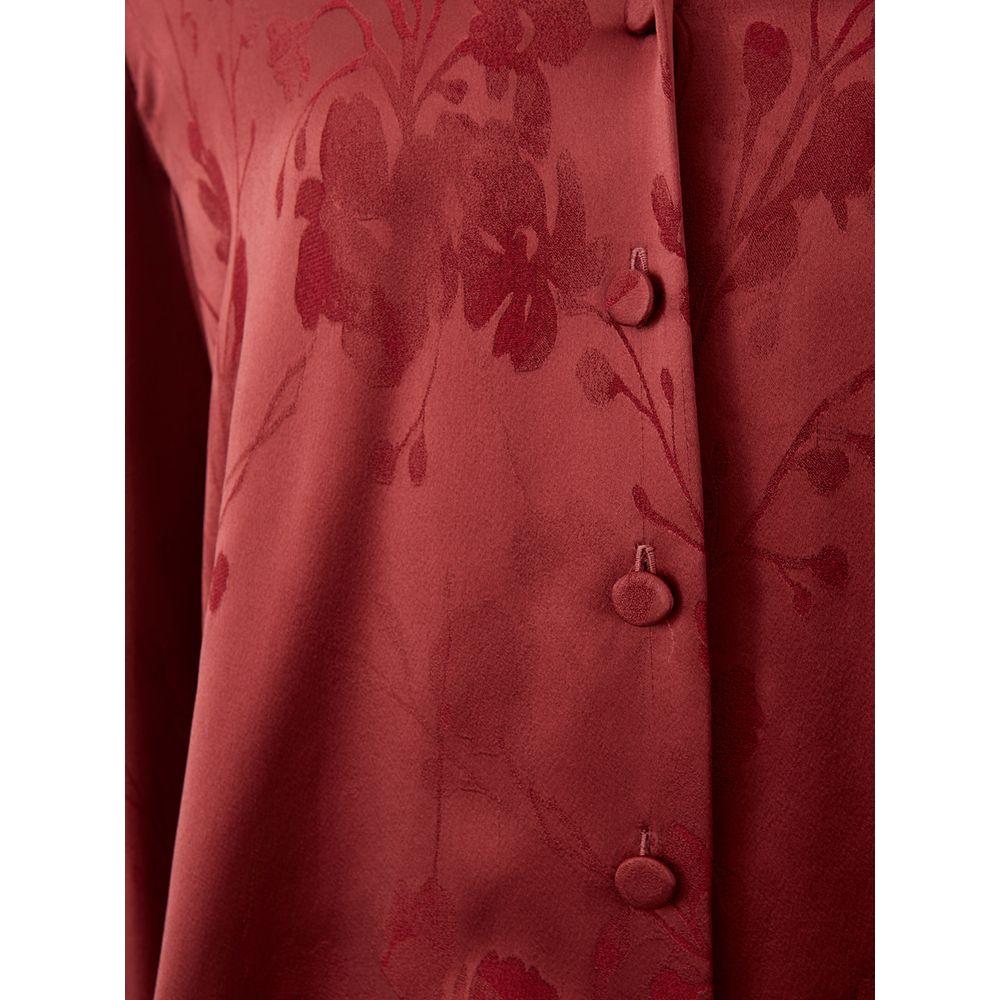 Lardini Elegant Red Acetate Shirt for Women Lardini