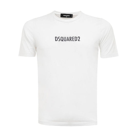 Dsquared² Elegant White Cotton Top for Stylish Women Dsquared²