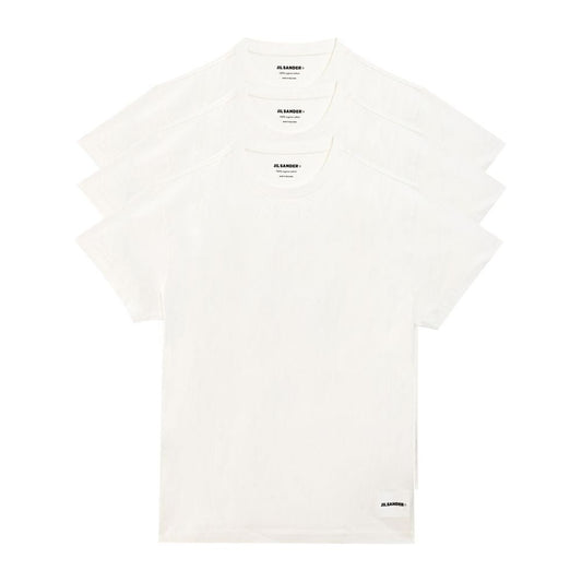 Jil Sander White Cotton Organic T-Shirt Jil Sander