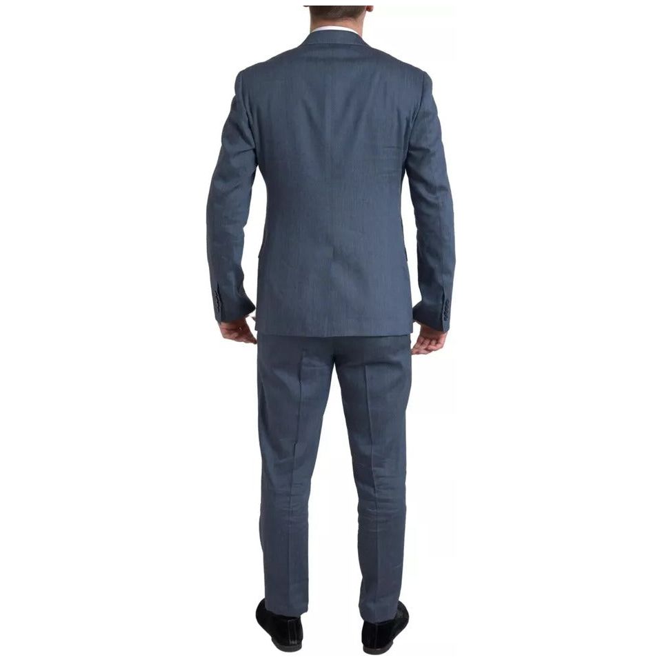 Dolce & Gabbana Blue 2 Piece Single Breasted NAPOLI Suit Dolce & Gabbana