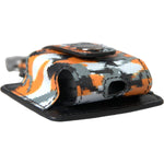 Dolce & Gabbana Multicolor Camouflage Print Leather Logo Metal Airpods Case
