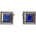 Dolce & Gabbana Silver Plated Brass Pin Crystal Cufflinks SMY10210
