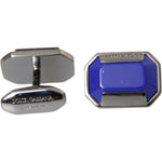 Dolce & Gabbana Silver Plated Brass Pin Crystal Cufflinks SMY10213