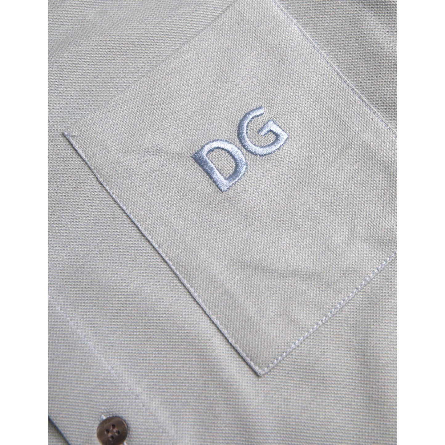 Dolce & Gabbana Light Blue Logo Cotton Collared Polo T-shirt Dolce & Gabbana