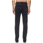 Diesel Black Cotton Men Jean