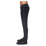 Diesel Black Cotton Men Jean