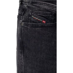 Diesel Black Cotton Men Jean