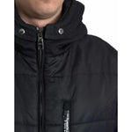 Dolce & Gabbana Black Nylon Hooded Parka Coat Winter Jacket