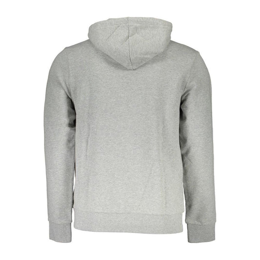 Napapijri Gray Cotton Men Sweater Napapijri