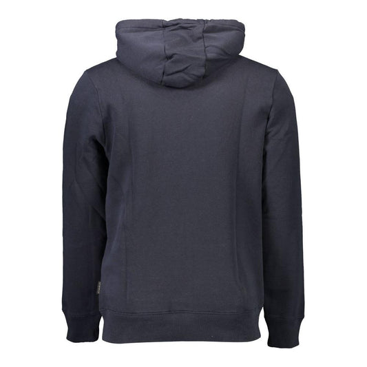 Napapijri Chic Blue Organic-Cotton Blend Hoodie Napapijri