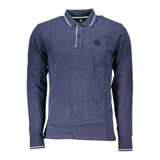 North Sails Sustainable Chic Blue Polo with Contrast Details North Sails