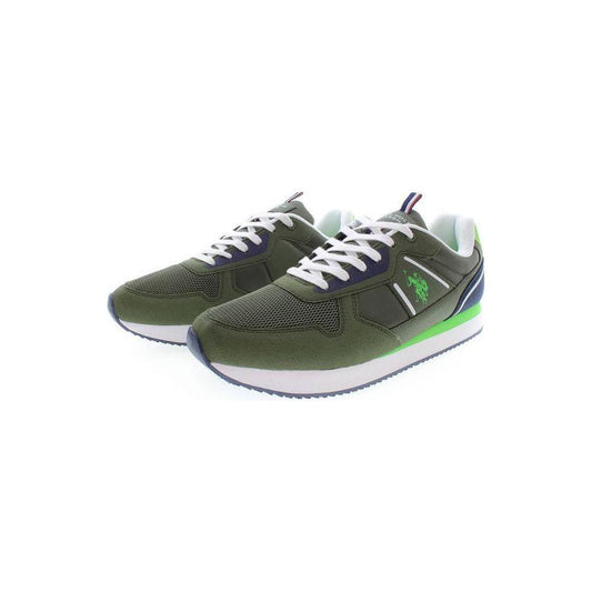 U.S. POLO ASSN. Sleek Green Sneakers with Iconic Logo Detailing U.S. POLO ASSN.