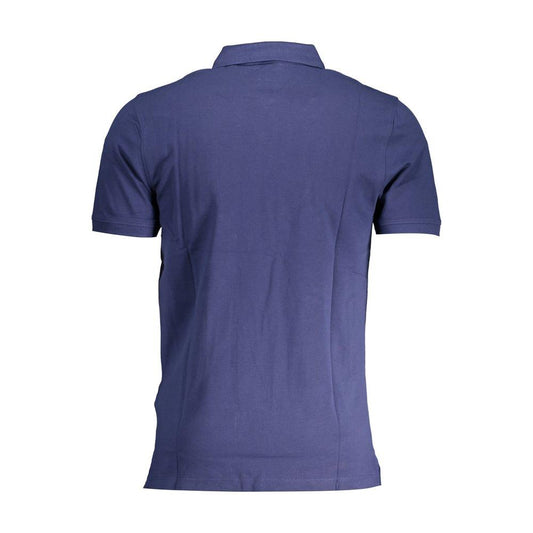 Levi's Svelte Blue Cotton Polo with Chic Logo Accent Levi's