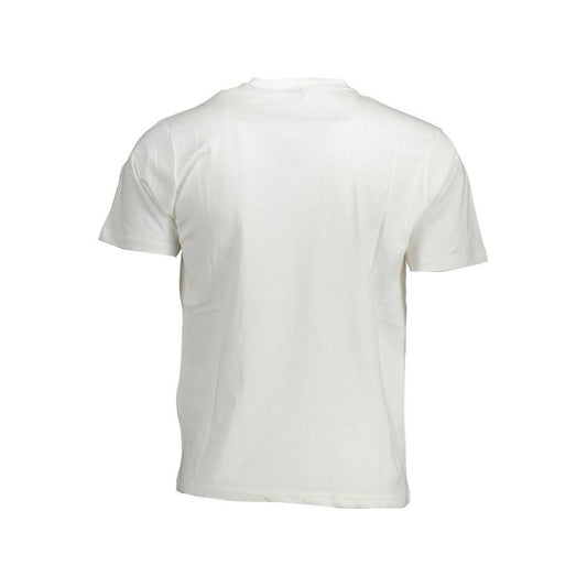 North Sails Sleek White Cotton Crew Neck Tee North Sails