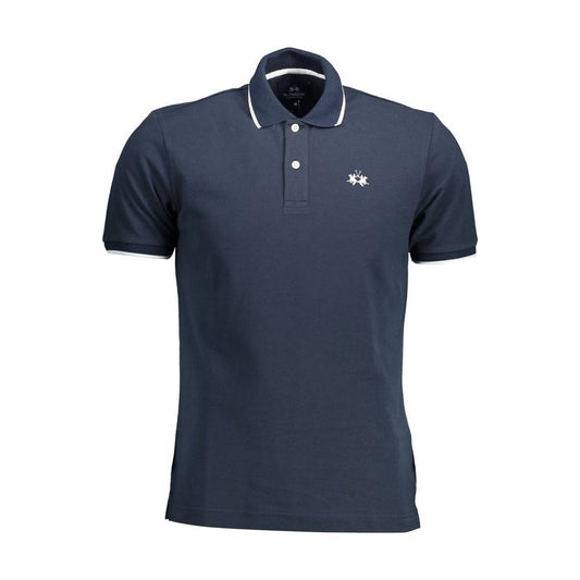 La Martina Elegant Contrasting Detail Polo Shirt La Martina