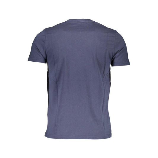 North Sails Blue Cotton Casual Round Neck Tee North Sails