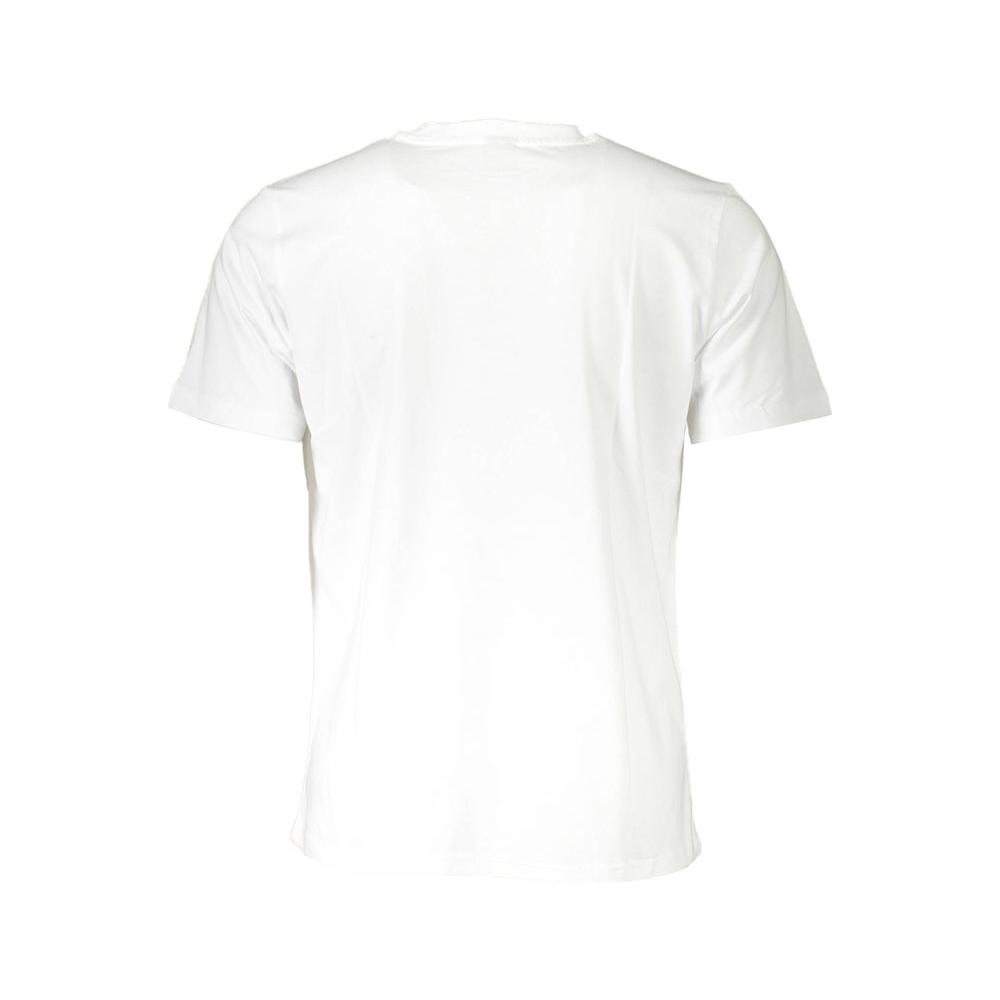 North Sails Chic White Cotton Tee with Logo Accent North Sails