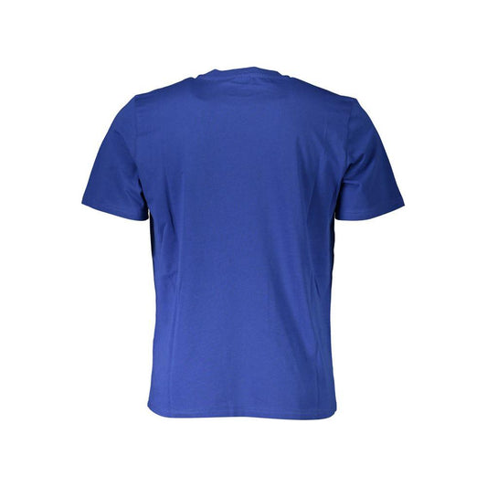 North Sails Chic Blue Cotton Tee with Iconic Logo North Sails