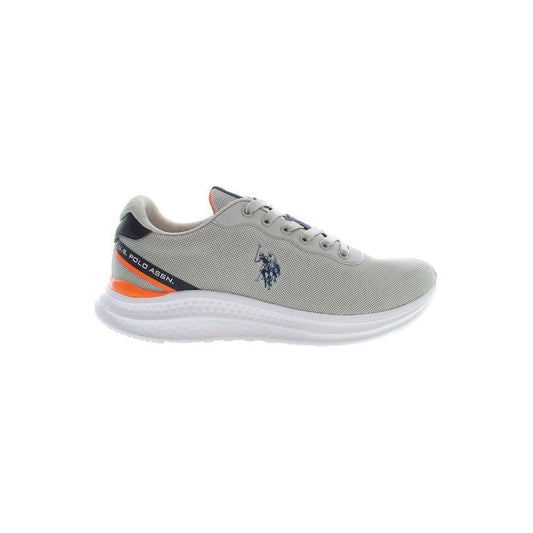 U.S. POLO ASSN. Gray Polyester Men Sneaker U.S. POLO ASSN.