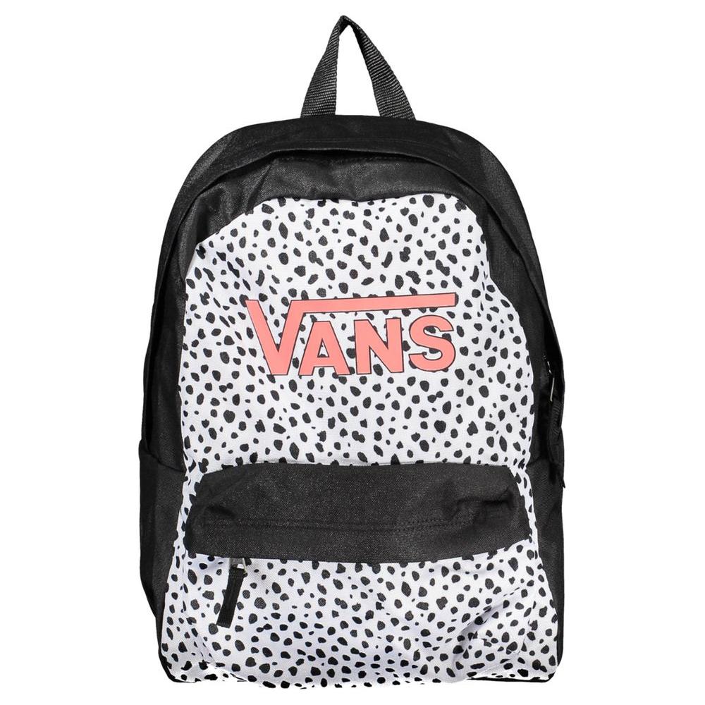 Vans Sleek Black Polyester Backpack with Logo Detail Vans