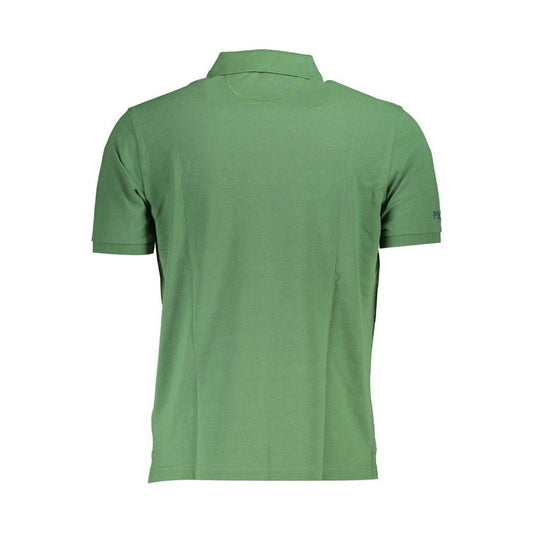 La Martina Elegant Green Short-Sleeved Polo La Martina