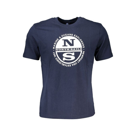 North Sails Blue Cotton T-Shirt North Sails