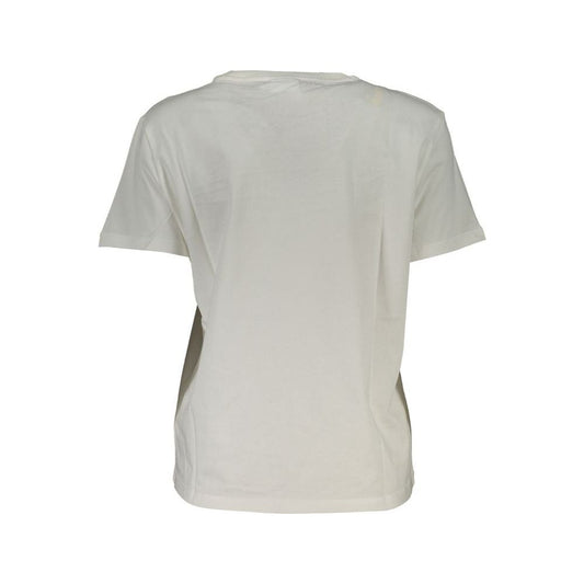 Desigual White Cotton Tops & T-Shirt Desigual