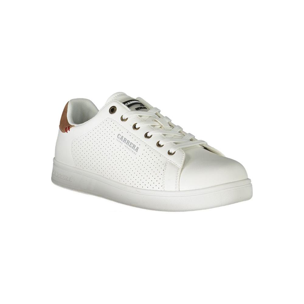 Carrera White Polyester Sneaker Carrera