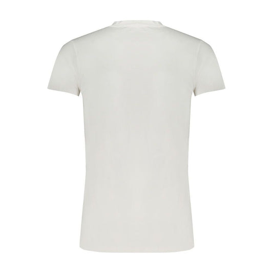 Gaudi White Cotton T-Shirt Gaudi